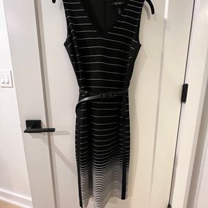 WHBM black and white dress size 0